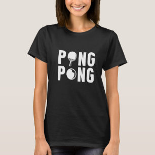 Camiseta Ping Pong Ball Racket Team Ten