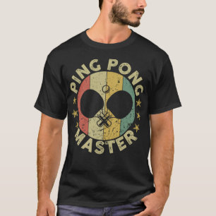 Camiseta Ping Pong Campeón de la Mesa de ping pong entrenad