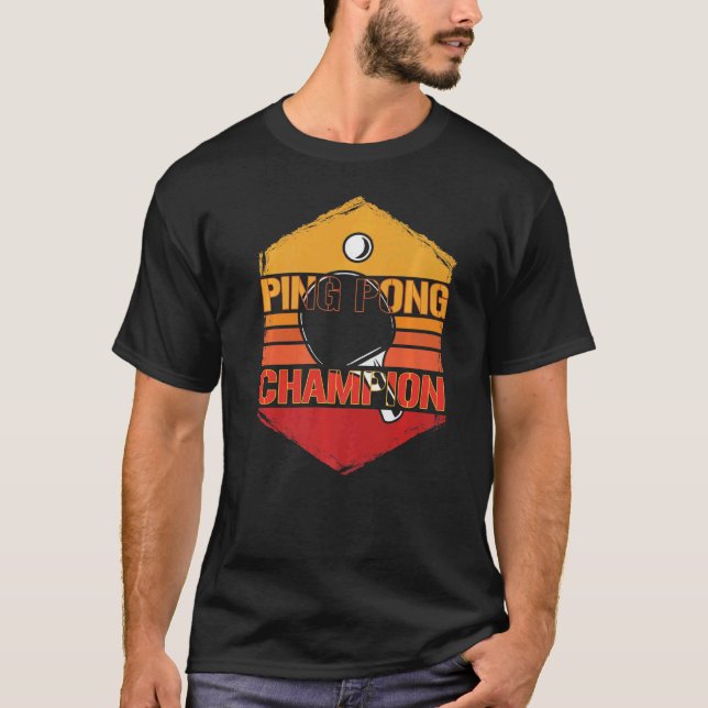 Camiseta Ping Pong, campeón de Ping Pong (Anverso)