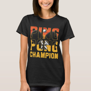 Camiseta Ping Pong Champion Mesa Retro