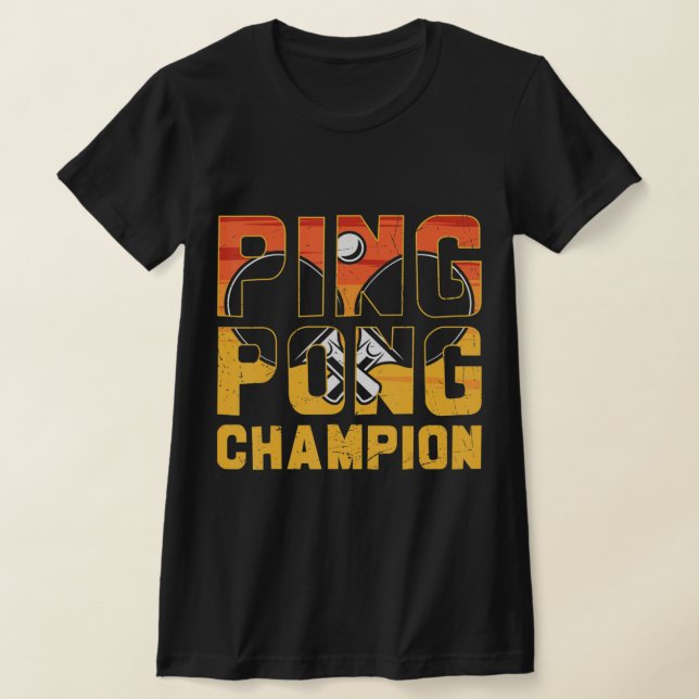 Camiseta Ping Pong Champion Mesa Retro (Distribución)