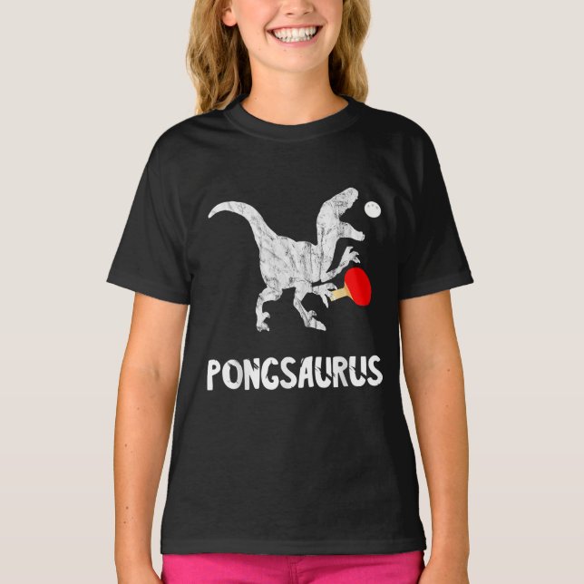 Camiseta Ping Pong Dinosaurios Pingpong Player Dino Table T (Anverso)
