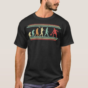 Camiseta Ping Pong Evolution Table Tennis Player Paddle & B
