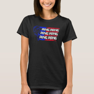 Camiseta Ping pong Flag EEUU Hombre Ping pong Para Hombres