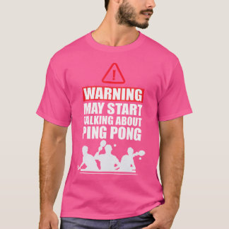 Camiseta Ping Pong Funny Table Tennis