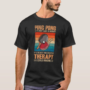 Camiseta Ping Pong La Mejor Terapia Retro Ping más Barata