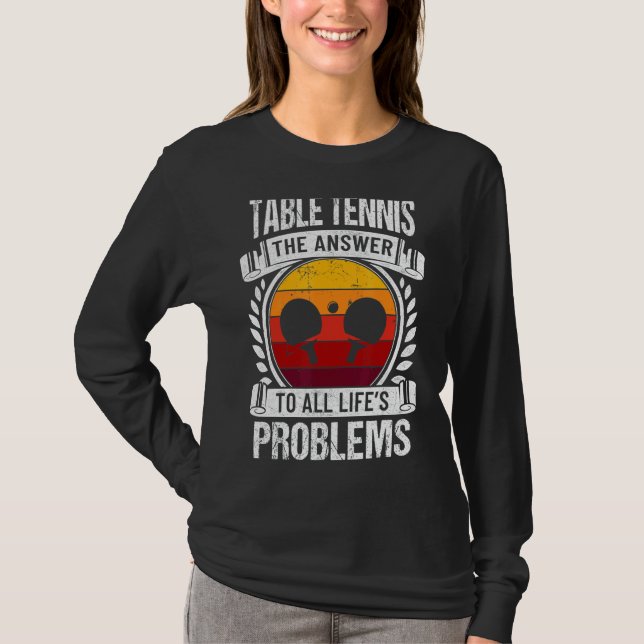 Camiseta Ping Pong Master Racket P (Anverso)