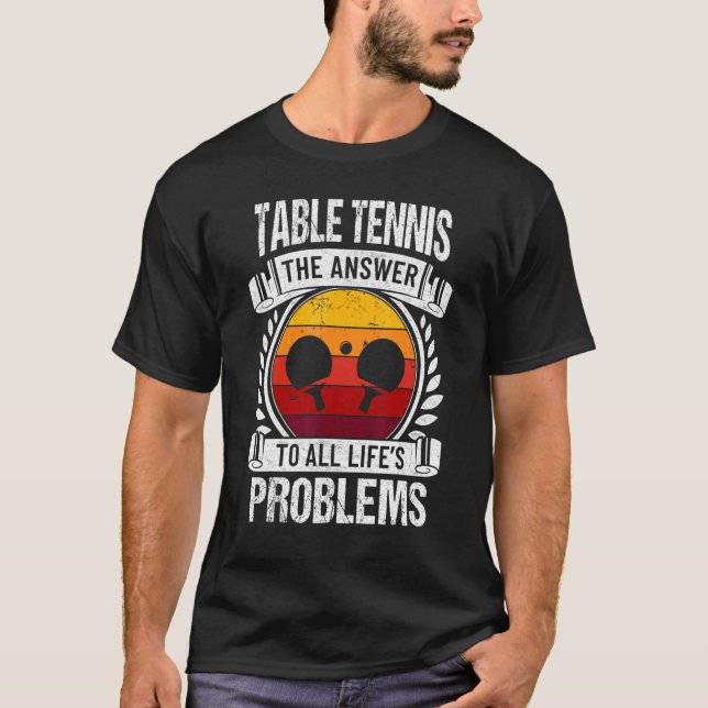 Camiseta Ping Pong Master Racket P (Anverso)