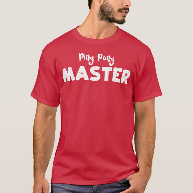 Camiseta Ping Pong Master Sports (Anverso)