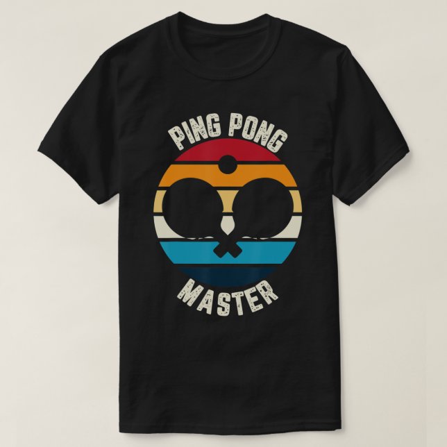 Camiseta Ping Pong Master Table Tennis  (Diseño del anverso)