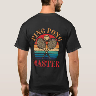 Camiseta Ping Pong Master Table Tennis Paddle