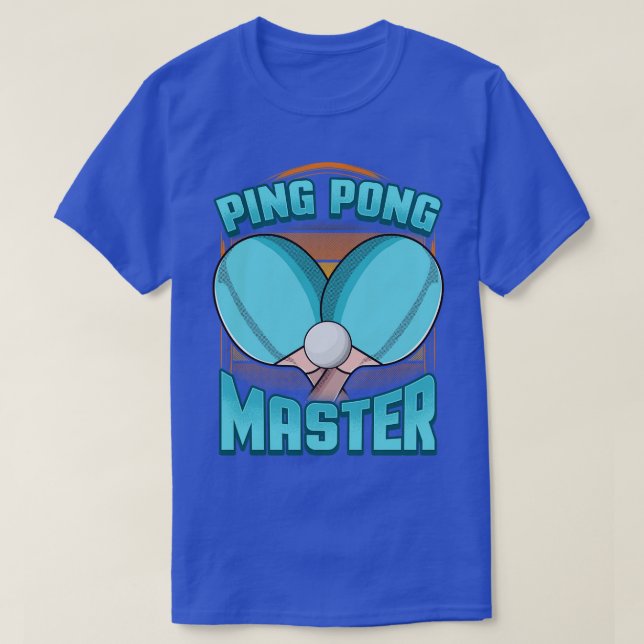 Camiseta Ping Pong Master Table Tennis Pingpong (Diseño del anverso)