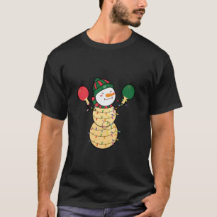 Camiseta Ping Pong Navidades ping pong gorra Santa Snowman