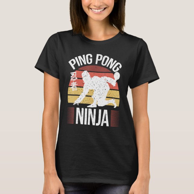 Camiseta Ping Pong Ninja Ping (Anverso)