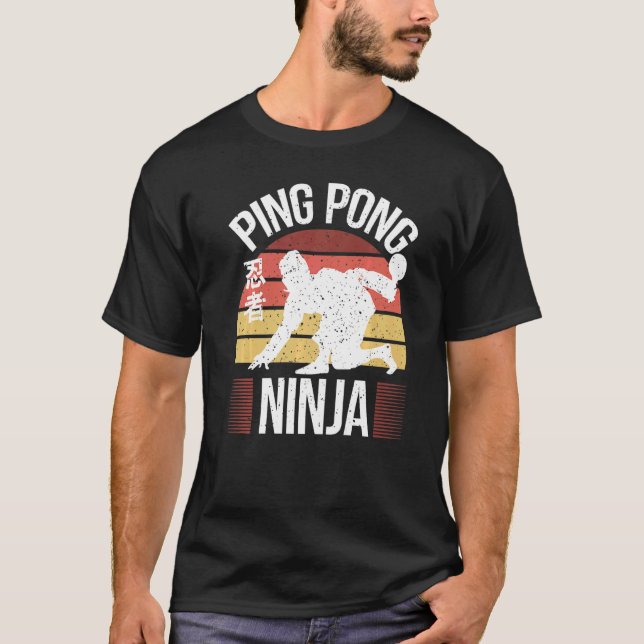 Camiseta Ping Pong Ninja Ping (Anverso)