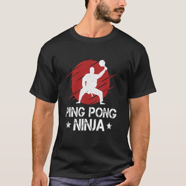 Camiseta Ping Pong Ninja Ping Pong (Anverso)