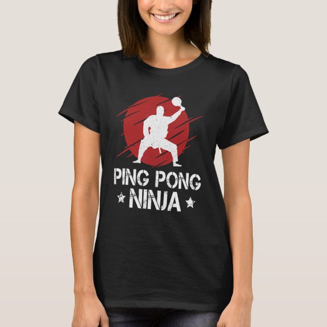 Camiseta Ping Pong Ninja Ping Pong (Anverso)