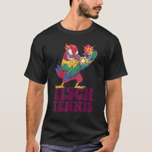 Camiseta Ping Pong Parrot Set Mesa De Pescado De Pescado Me