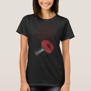 Camiseta Ping Pong Power Burst Mesa de Tenis Bat