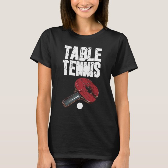 Camiseta Ping Pong Power Burst Mesa de Tenis Bat 3 (Anverso)