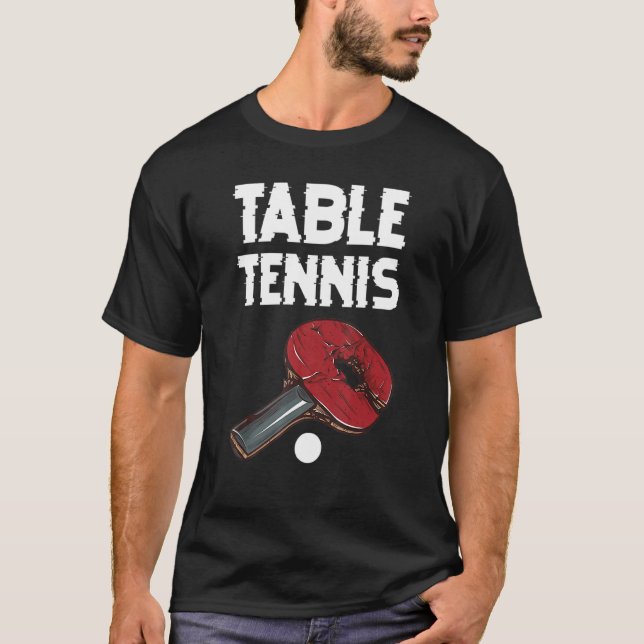 Camiseta Ping Pong Power Table Tennis Bat (Anverso)