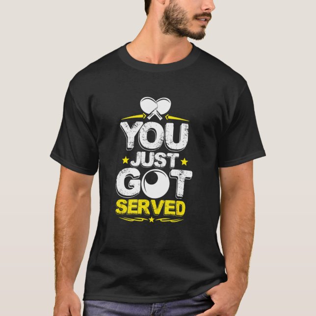 Camiseta Ping Pong - Recién Te Sirvieron (Anverso)