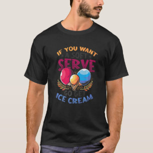 Camiseta Ping Pong Soft Serge Go Get Ice Cream Table Tennis