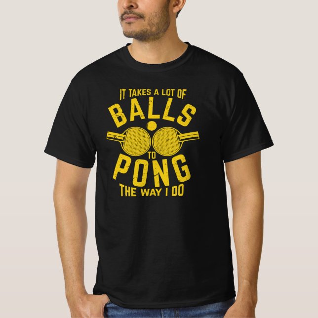 Camiseta Ping pong, table tennis (Anverso)