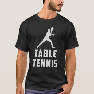 Camiseta Ping Pong Table Tennis Paddle Player Divertido reg