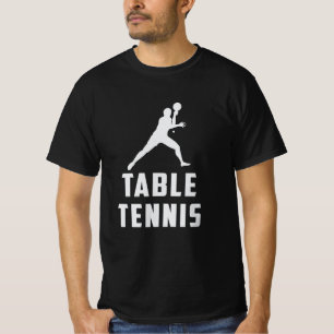 Camiseta Ping Pong Table Tennis Paddle Player Divertido reg