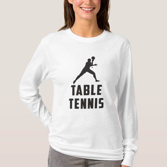 Camiseta Ping Pong Table Tennis Paddle Player Gift Idea (Anverso)