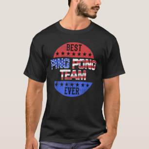 Camiseta Ping Pong Team Player Independence Day Patriotic U