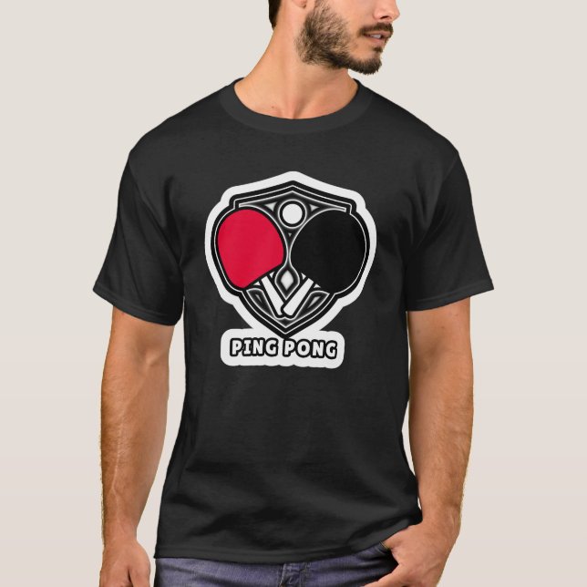 Camiseta Ping Pong (Tenis de mesa) (Anverso)