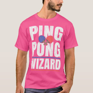Camiseta Ping Pong Wizard Player Champions Tshirt Office Fi