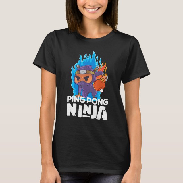 Camiseta Pingpong Ninja-Table Tennis 1 (Anverso)