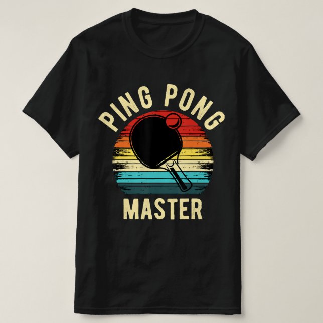 Camiseta PingPong retro vintage (Diseño del anverso)