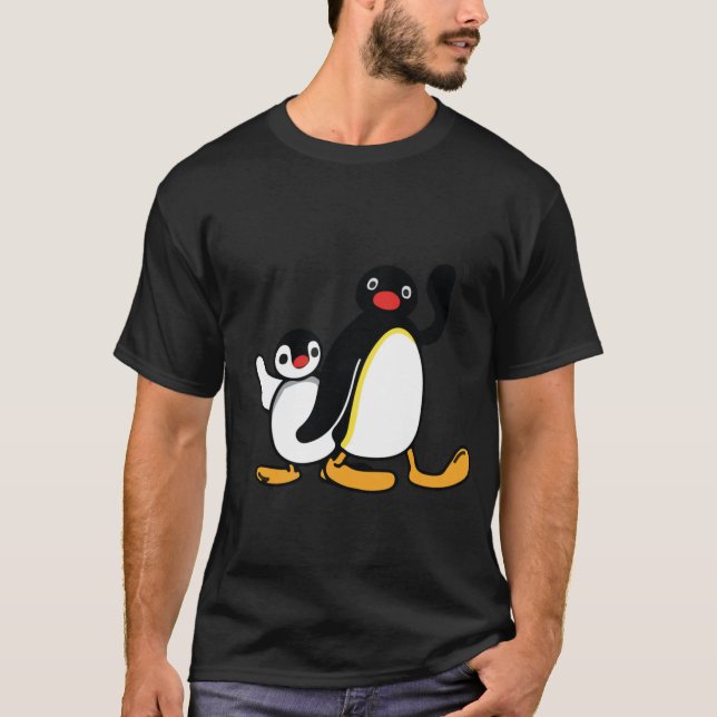 Camiseta Pingu chica divertida (Anverso)
