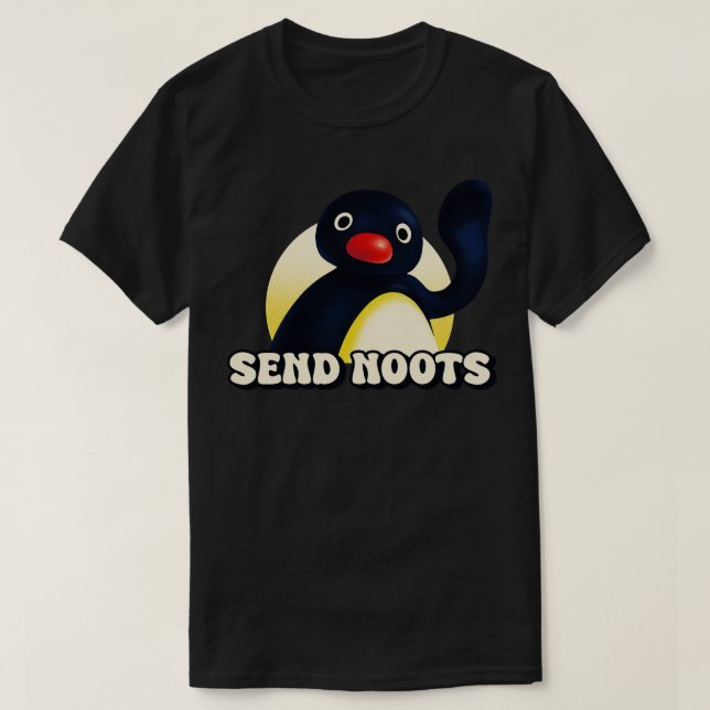 Camiseta Pingu envía notas (Diseño del anverso)