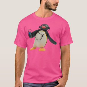 Camiseta Pingu Escuchando Música