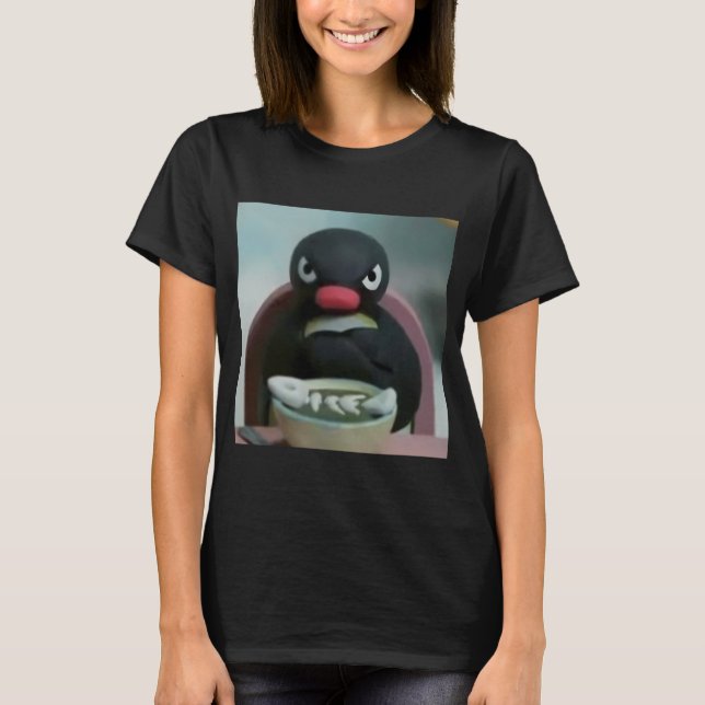 Camiseta pingu pingüino enfadado (Anverso)