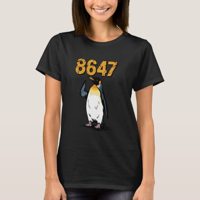 Camiseta Pinguin gracioso 8647 (Anverso)