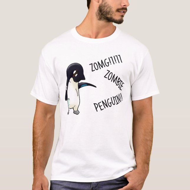 Camiseta Pinguin Zumbie (Anverso)