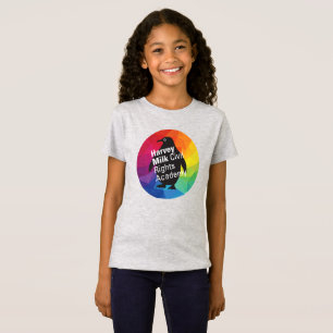 Camiseta pingüina arcoiris - tamaño pequeño, ajust