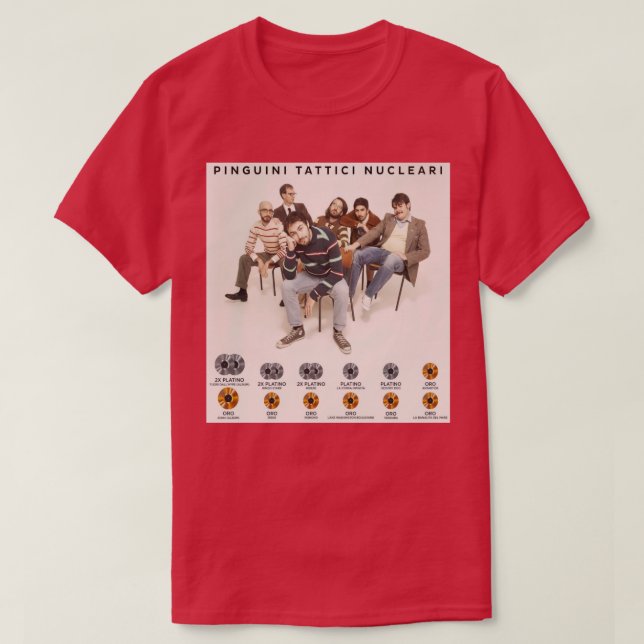 Camiseta Pinguini tattici nucleari 4 (Diseño del anverso)