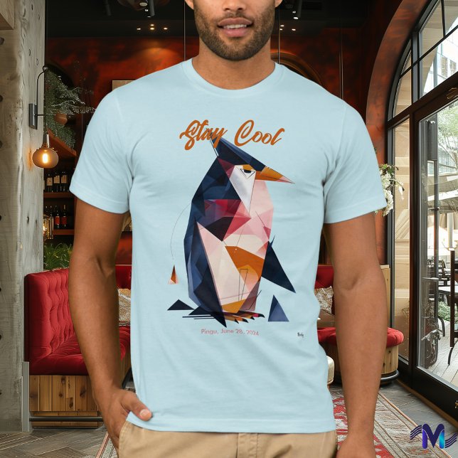 Camiseta Pingüino Abstracto Moderno (Subido por el creador)