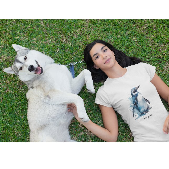 Camiseta Pingüino acuático de Azure ártico, personalizado (Subido por el creador)