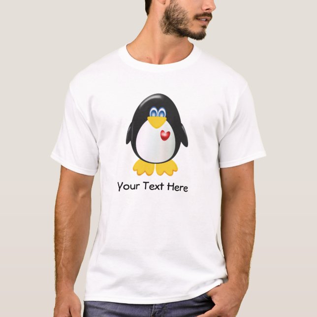 Camiseta Pingüino adaptable (Anverso)