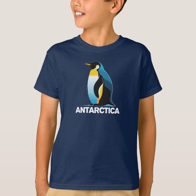 Camiseta Pingüino Antártico (Anverso)