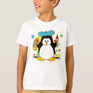 Camiseta Pingüino artístico