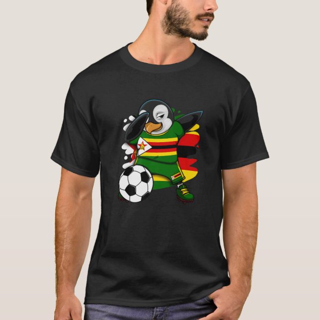 Camiseta Pingüino balanceador hincha de fútbol de Zimbabue (Anverso)